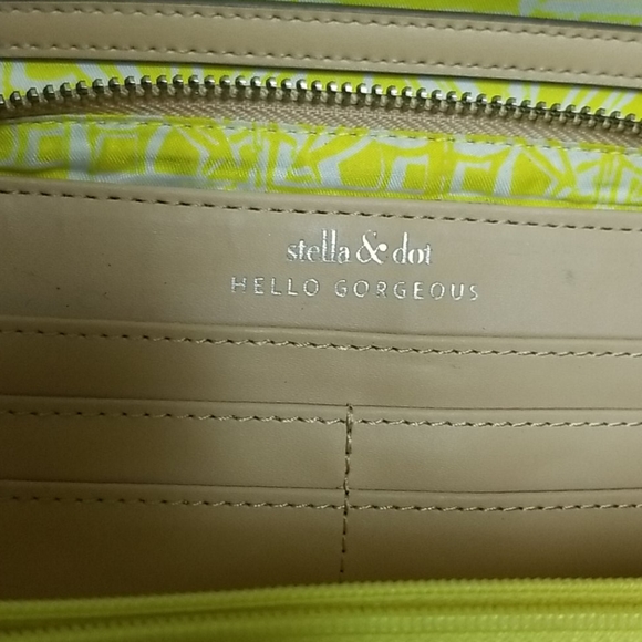 Stella & Dot Cork Crossbody Bag Geometric Design - Picture 9 of 13
